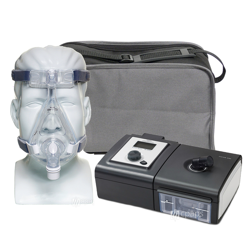 Philips Respironics System One REMstar Auto A-Flex - комплект с рото-носовой маской
Philips Respironics System One REMstar Auto A-Flex - комплект с рото-носовой маской