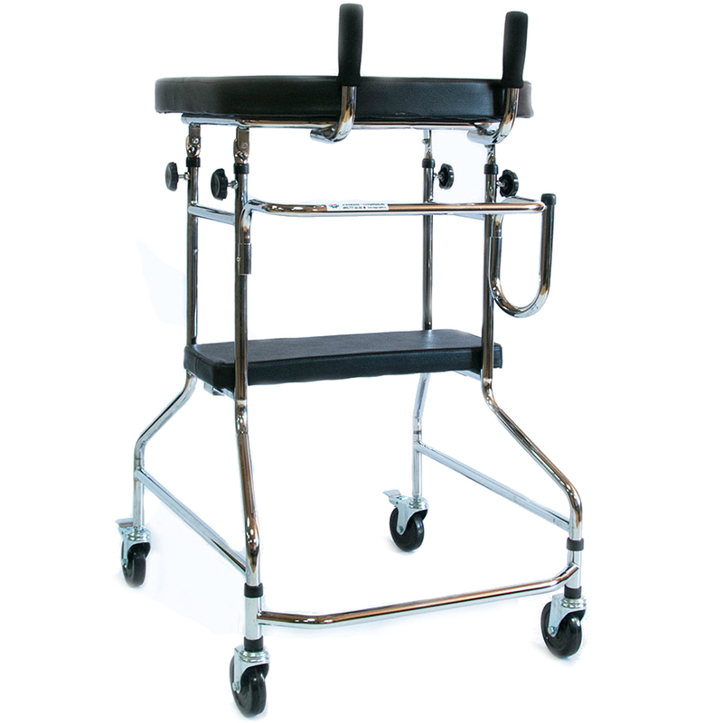 Купить Ходунки-каталка с опорой под локоть для пожилых людей и инвалидов Мега-Оптим PMR 827