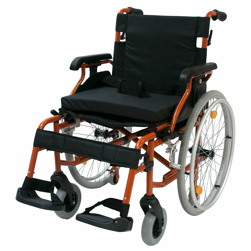 Кресло-коляска для инвалидов механическая Мега-Оптим 514A-1 39 размер