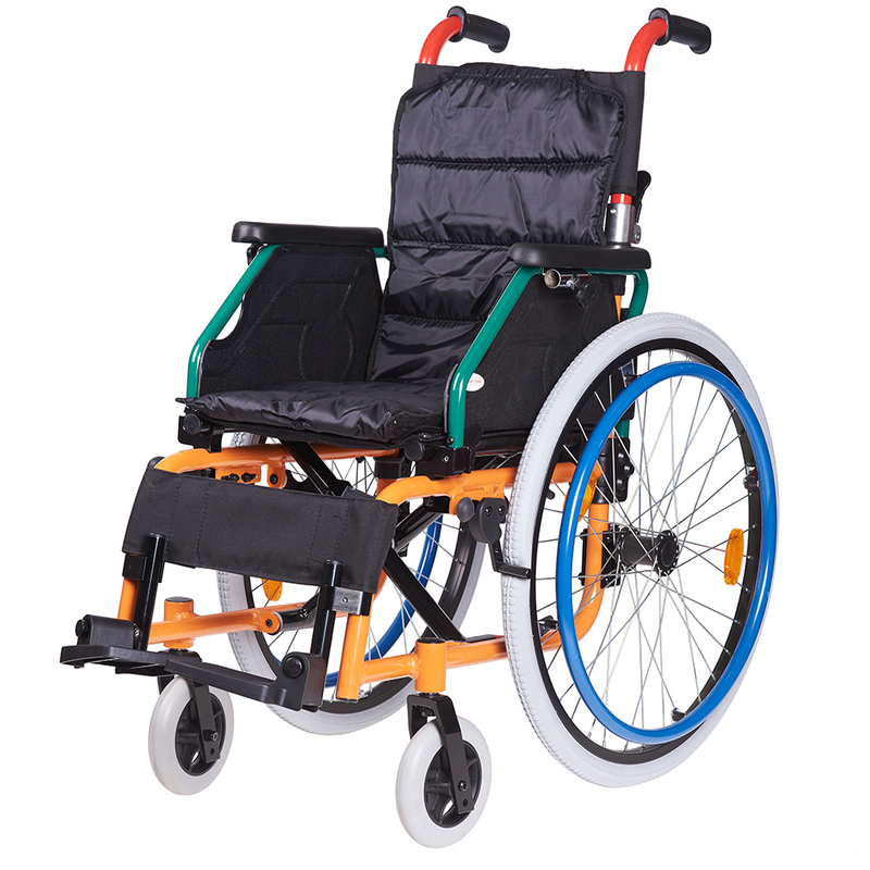 Кресло-коляска для инвалидов механическая Мега-Оптим FS980LA 35 размер