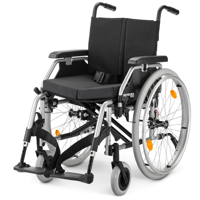 Купить Кресло-коляска для инвалидов механическая MEYRA 2.750 Eurochair 2 литые колеса / 40 размер, MEYRA GmbH, алюминиевый сплав