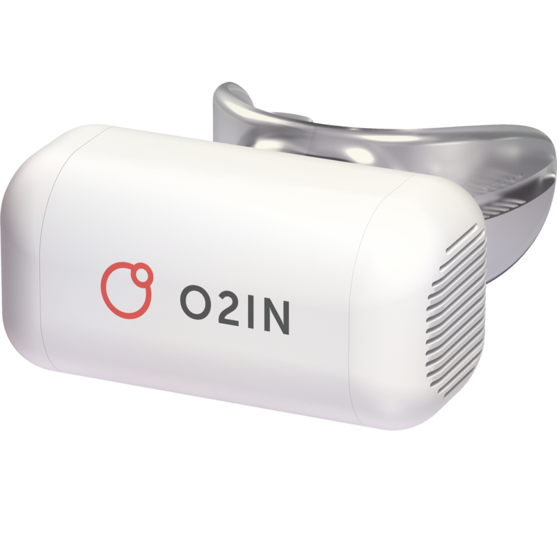 Дыхательный тренажер O2IN Basic Breath тренажер + фиолетовый чехол от Oxy2