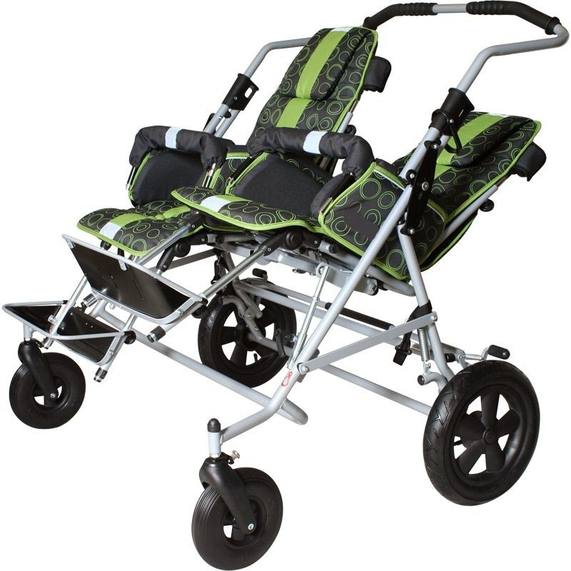Кресло-коляска двойная прогулочная для детей с ДЦП Patron Tom 4 Xcountry Duo STD/STD