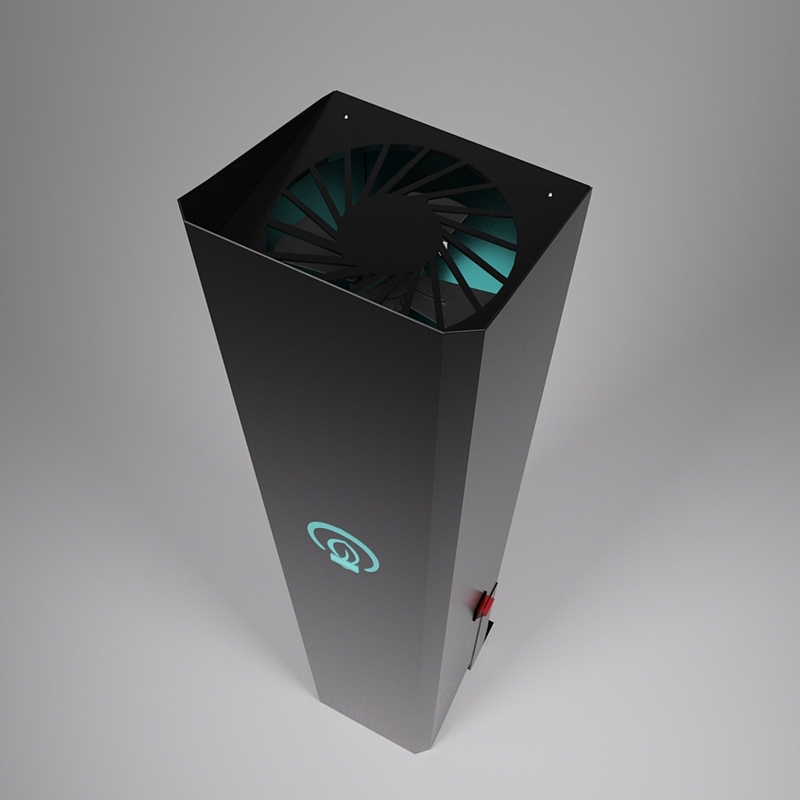 

Рециркулятор бактерицидный Siled SLD-UV-MED-50 (до 35 м²) черного цвета