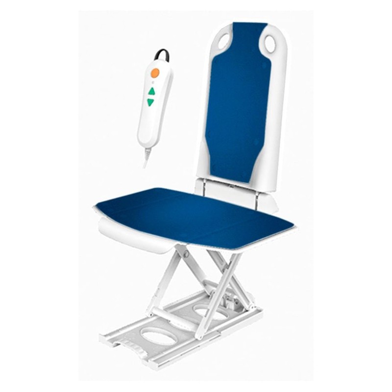 Купить Подъемник для ванной c электроприводом Remetex Kite 100 для инвалидов и пожилых людей, белый, пластик
