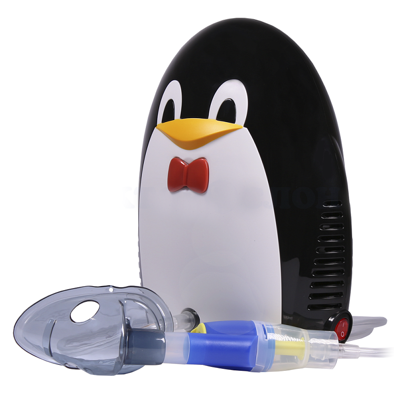 Детский компрессорный ингалятор - небулайзер MED2000 Пингвин (CN-02WF)