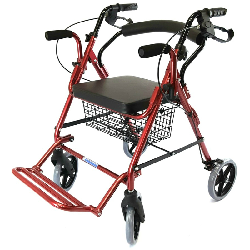 Роллаторы для пожилых людей и инвалидов с подножкой Titan Optimal-Kappa LY-582 от Oxy2