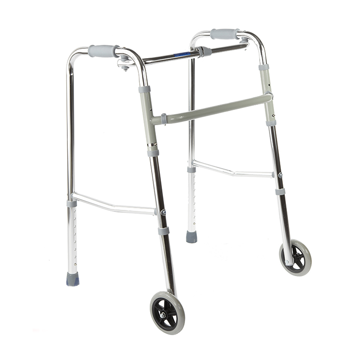 Ходунки для пожилых людей и инвалидов Dayang R Wheel хром
