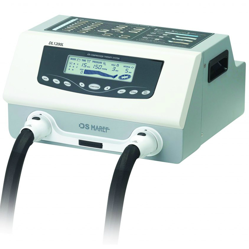 Аппарат для прессотерапии профессиональный Doctor Life Lympha-Tron DL 1200 L аппарат + комбинезон + манжета на руку