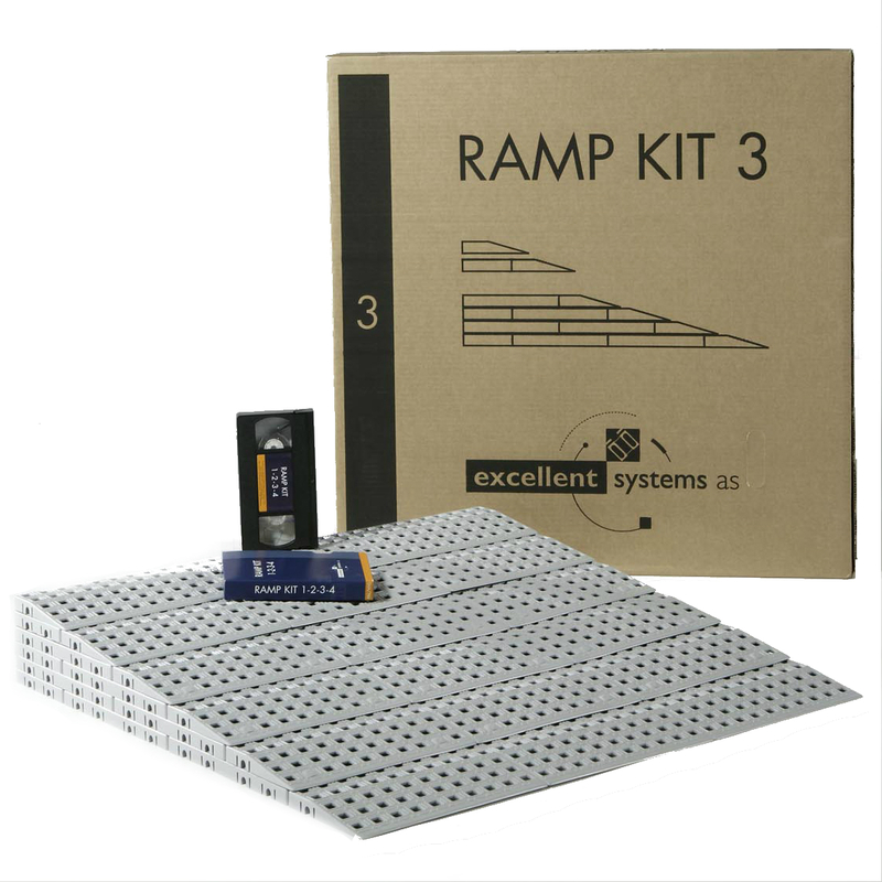 

Рампа для кресел-колясок Vermeiren Ramp Kit 3, Серебристый