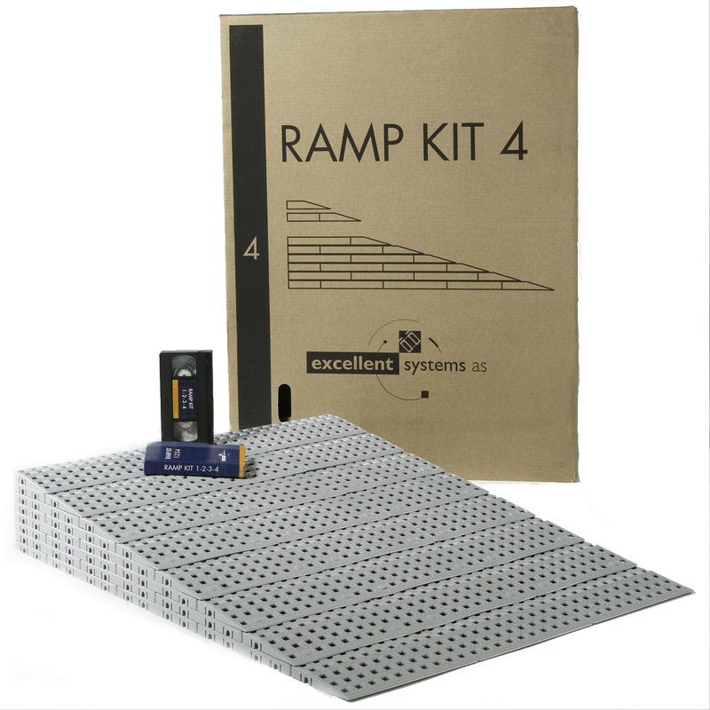 

Рампа для кресел-колясок Vermeiren Ramp Kit 4, Серебристый