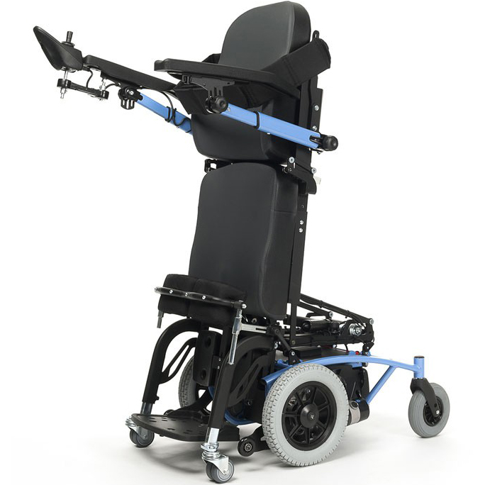 Кресло-коляска с электроприводом и вертикализатором Vermeiren Navix SU
