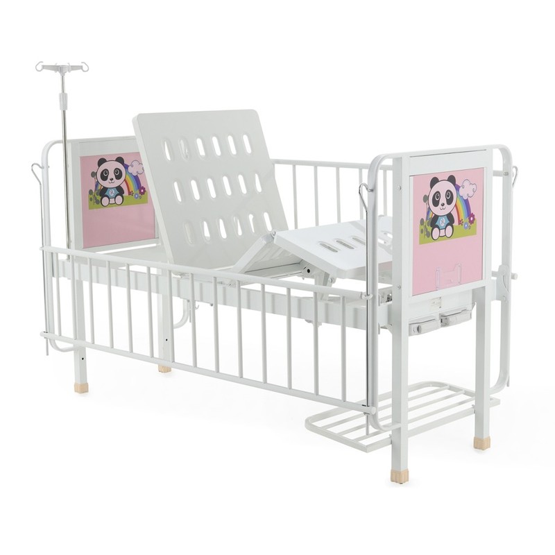 Кровать механическая подростковая Med-Mos DM-2320S-01, 2 функции розовый цвет