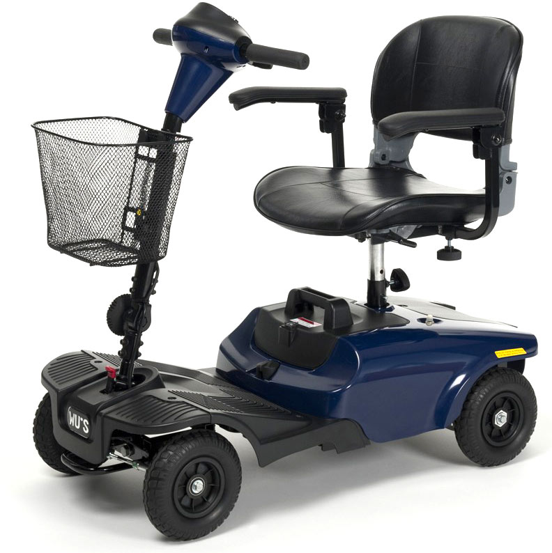 Электрический скутер для инвалидов Vermeiren Antares 4, синий, черный  - купить со скидкой