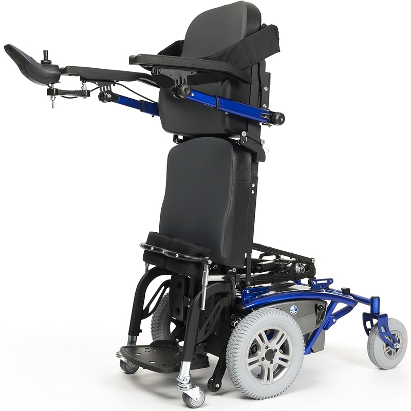 Кресло-коляска с электроприводом и вертикализатором Vermeiren Timix SU